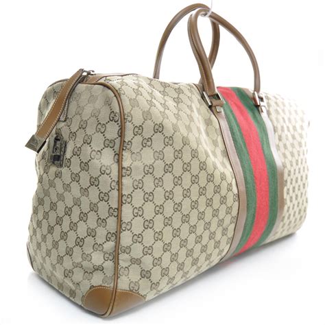 gucci monogram toiletry bag|Gucci monogram duffle bag.